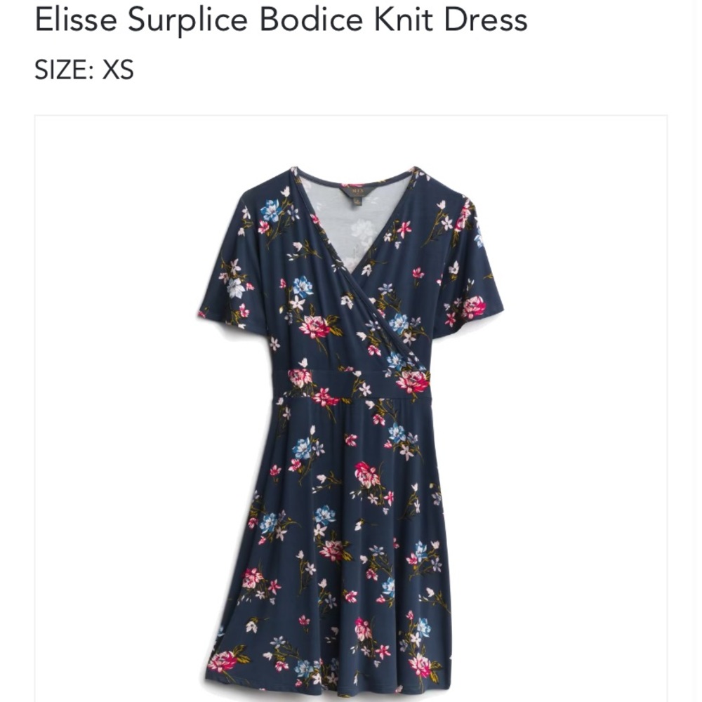 Mix by 41 Hawthorn - Floral Knot Dress - Size  XS